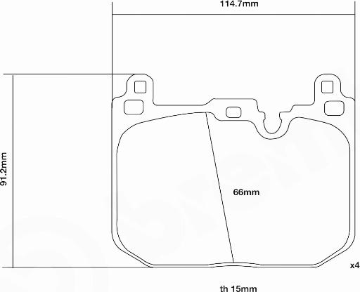 Brembo 07.D435.64 - Komplet Pločica za kocnicu velike snage www.molydon.hr