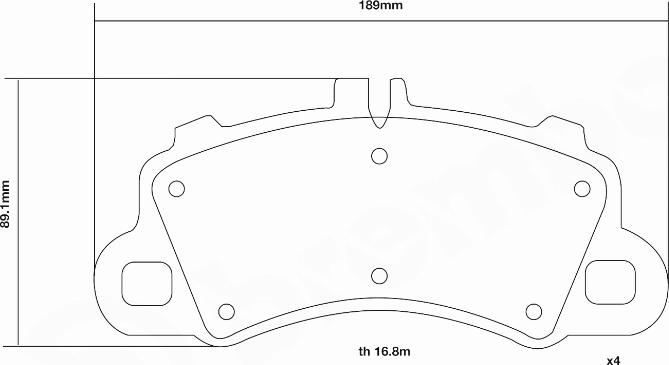 Brembo 07.D435.63 - Komplet Pločica za kocnicu velike snage www.molydon.hr