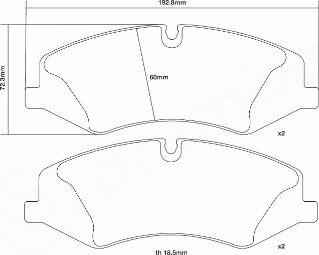 Brembo 07.D435.02 - Komplet Pločica za kocnicu velike snage www.molydon.hr