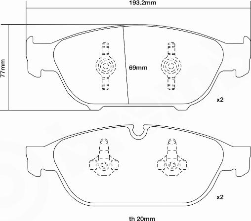 Brembo 07.D435.23 - Komplet Pločica za kocnicu velike snage www.molydon.hr