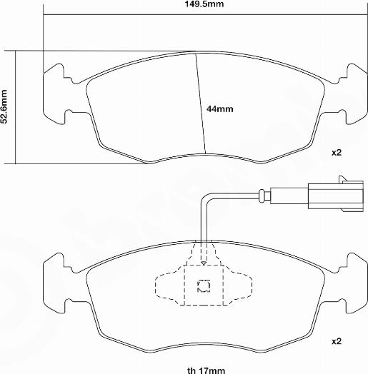 Brembo 07.D435.72 - Komplet Pločica za kocnicu velike snage www.molydon.hr