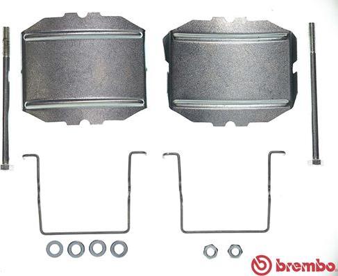 Brembo A 02 232 - Komplet pribora, Pločica disk kočnice www.molydon.hr