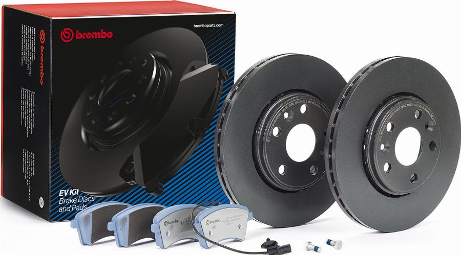 Brembo KT 08 037 - Komplet kočnica, disk-kočnica www.molydon.hr