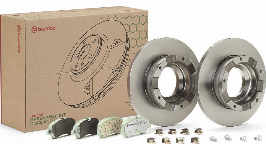 Brembo KT 10 060 - Komplet kočnica, disk-kočnica www.molydon.hr