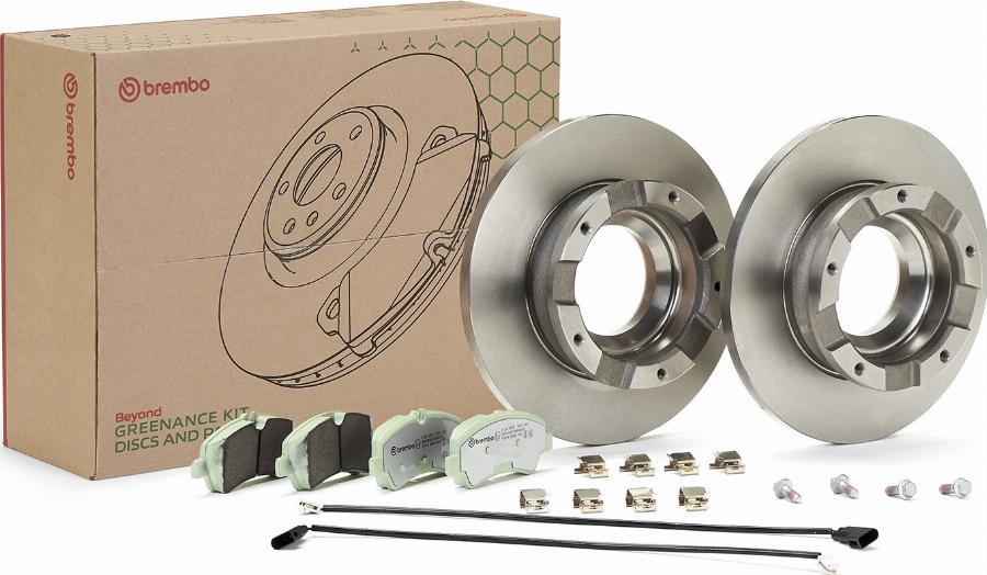 Brembo KT 10 061 - Komplet kočnica, disk-kočnica www.molydon.hr