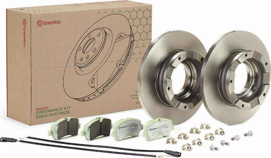 Brembo KT 10 014 - Komplet kočnica, disk-kočnica www.molydon.hr