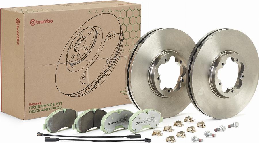 Brembo KT 10 012 - Komplet kočnica, disk-kočnica www.molydon.hr