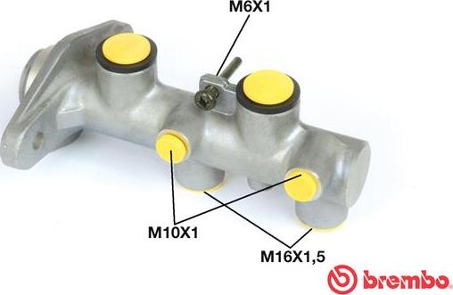 Brembo M 30 005 - Glavni kočioni cilindar www.molydon.hr