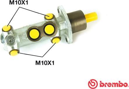 Brembo M 23 035 - Glavni kočioni cilindar www.molydon.hr