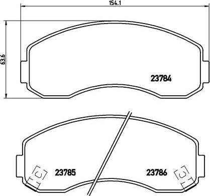 Brembo P 99 003 - Komplet Pločica, disk-kočnica www.molydon.hr