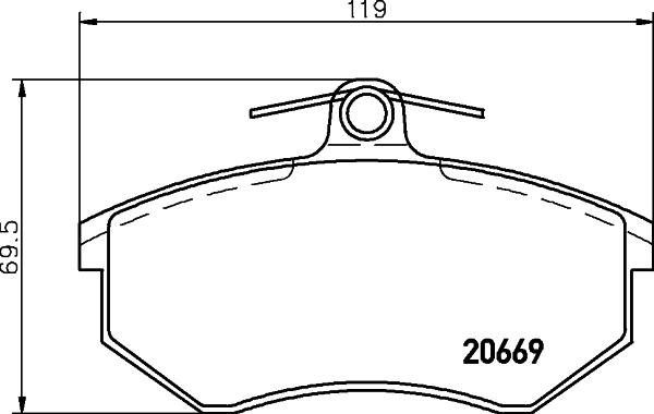 Brembo P 99 026 - Komplet Pločica, disk-kočnica www.molydon.hr