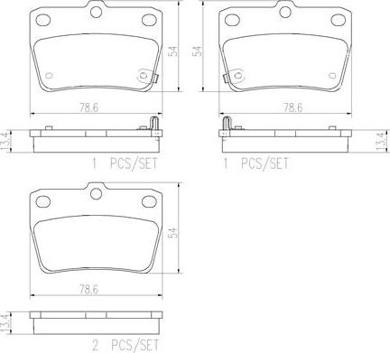 Brembo P99021N - Komplet Pločica, disk-kočnica www.molydon.hr