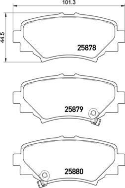 Brembo P 49 049 - Komplet Pločica, disk-kočnica www.molydon.hr