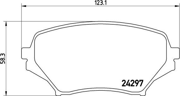 Brembo P 49 043 - Komplet Pločica, disk-kočnica www.molydon.hr