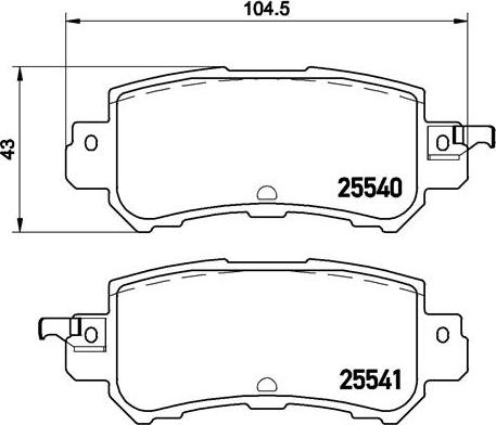 Brembo P 49 047X - Komplet Pločica, disk-kočnica www.molydon.hr