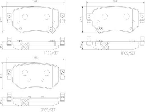 Brembo P49059N - Komplet Pločica, disk-kočnica www.molydon.hr