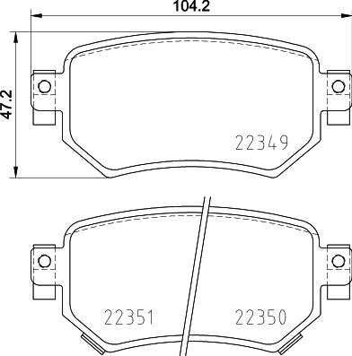 Brembo P 49 059 - Komplet Pločica, disk-kočnica www.molydon.hr