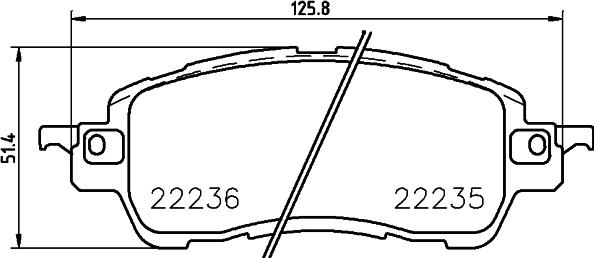 Brembo P 49 055 - Komplet Pločica, disk-kočnica www.molydon.hr