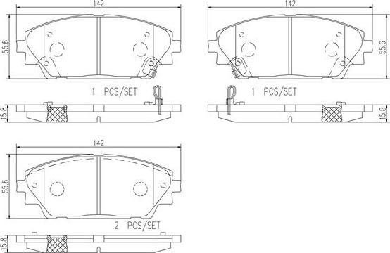 Brembo P49050N - Komplet Pločica, disk-kočnica www.molydon.hr