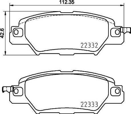 Brembo P 49 053 - Komplet Pločica, disk-kočnica www.molydon.hr