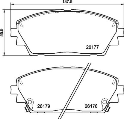 Brembo P 49 065 - Komplet Pločica, disk-kočnica www.molydon.hr