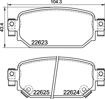 Brembo P 49 063 - Komplet Pločica, disk-kočnica www.molydon.hr