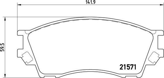 Brembo P 49 019 - Komplet Pločica, disk-kočnica www.molydon.hr