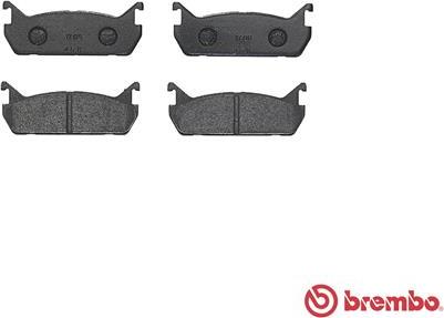 Brembo P 49 015 - Komplet Pločica, disk-kočnica www.molydon.hr