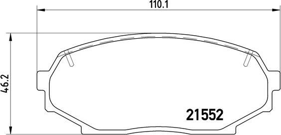 Brembo P 49 017 - Komplet Pločica, disk-kočnica www.molydon.hr