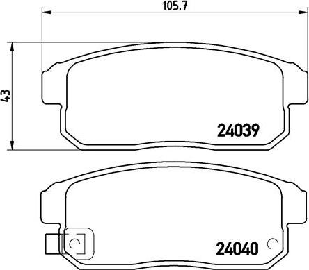 Brembo P 49 035 - Komplet Pločica, disk-kočnica www.molydon.hr