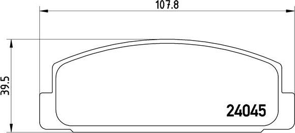 Brembo P 49 036 - Komplet Pločica, disk-kočnica www.molydon.hr