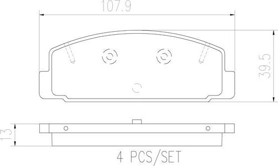 Brembo P49037N - Komplet Pločica, disk-kočnica www.molydon.hr