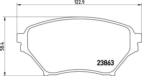 Brembo P 49 029 - Komplet Pločica, disk-kočnica www.molydon.hr