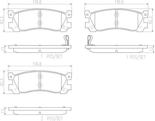 Brembo P49025N - Komplet Pločica, disk-kočnica www.molydon.hr