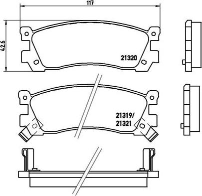 Brembo P 49 025 - Komplet Pločica, disk-kočnica www.molydon.hr