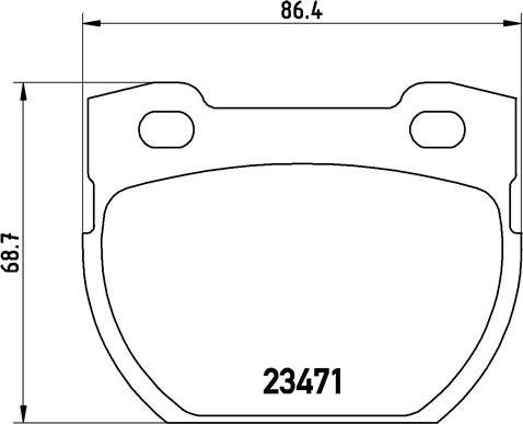 Brembo P44006N - Komplet Pločica, disk-kočnica www.molydon.hr