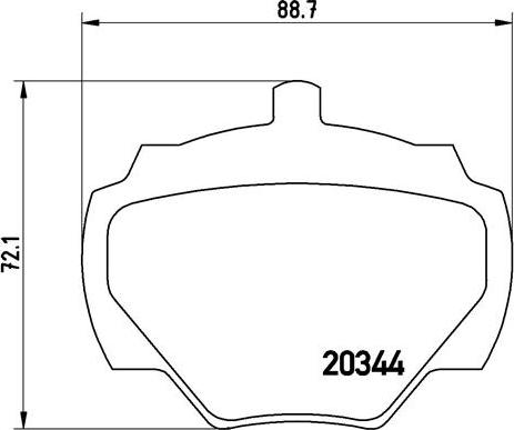 Brembo P 44 001 - Komplet Pločica, disk-kočnica www.molydon.hr