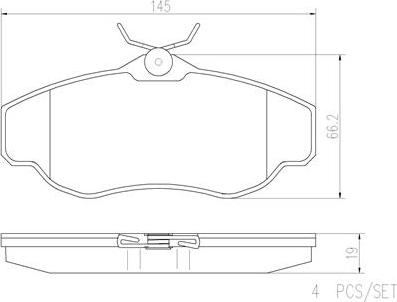 Brembo P44008N - Komplet Pločica, disk-kočnica www.molydon.hr