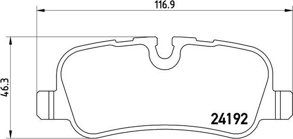 Brembo P 44 019 - Komplet Pločica, disk-kočnica www.molydon.hr