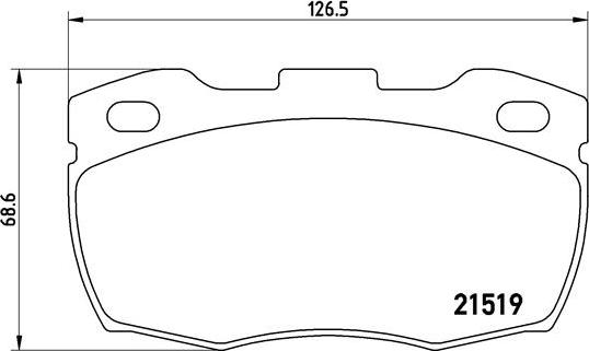 Brembo P 44 015 - Komplet Pločica, disk-kočnica www.molydon.hr