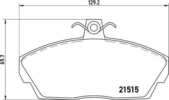 Brembo P 44 010 - Komplet Pločica, disk-kočnica www.molydon.hr