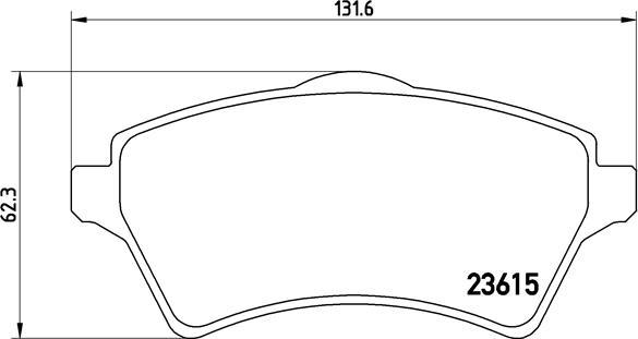 Brembo P 44 011 - Komplet Pločica, disk-kočnica www.molydon.hr