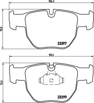 Brembo P 44 012 - Komplet Pločica, disk-kočnica www.molydon.hr