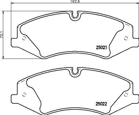 Brembo P 44 024 - Komplet Pločica, disk-kočnica www.molydon.hr