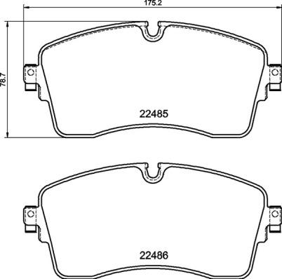 Brembo P 44 028 - Komplet Pločica, disk-kočnica www.molydon.hr