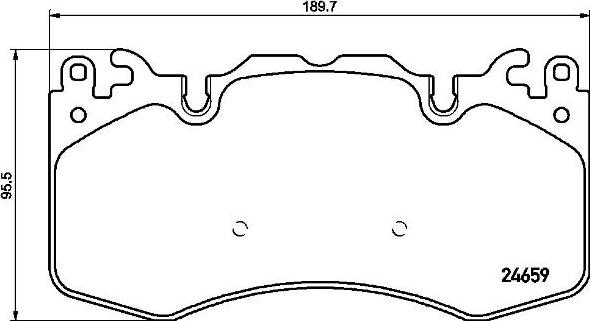 Brembo P 44 023 - Komplet Pločica, disk-kočnica www.molydon.hr