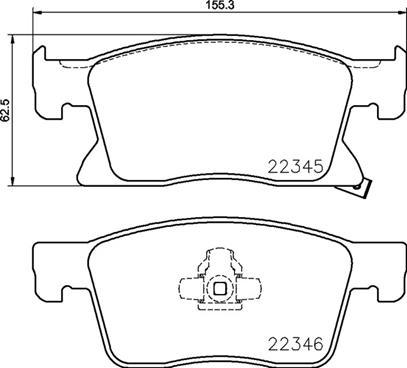 Brembo P59091N - Komplet Pločica, disk-kočnica www.molydon.hr