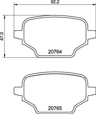 Brembo P 59 098 - Komplet Pločica, disk-kočnica www.molydon.hr