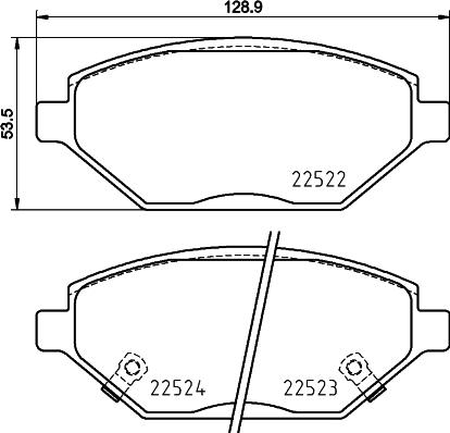 Brembo P 59 093 - Komplet Pločica, disk-kočnica www.molydon.hr