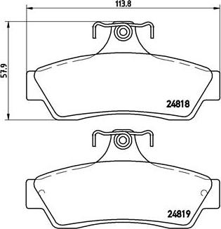 Brembo P 59 056 - Komplet Pločica, disk-kočnica www.molydon.hr